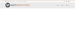Desktop Screenshot of lightproductions.com